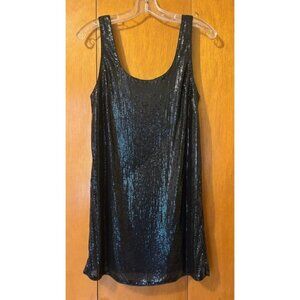 NWT KATE MOSS TOPSHOP BLACK LTD EDITION CHAINMAIL METAL DRESS LINED, SIZE: 2